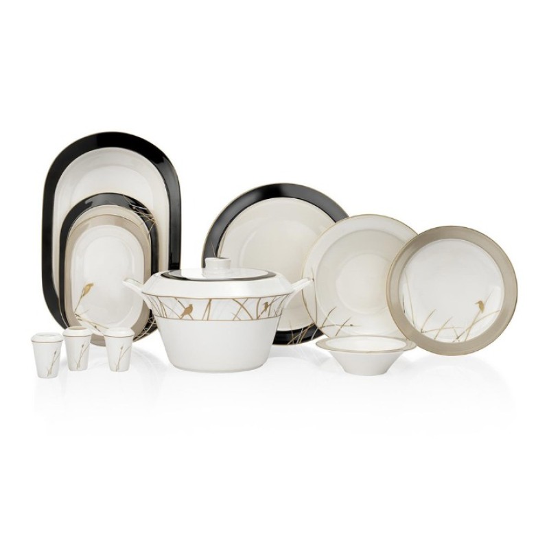 SCHAFER TILSIM CHARM 60 PARÇA YEMEK TAKIMI SIY01