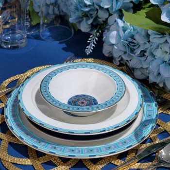 SCHAFER TILSIM SAPPHIRE 60 PARÇA YEMEK TAKIMI TUR01