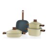 Elden Taksitle SCHAFER CHALLENGER SERAMİK 7 PARÇA TENCERE SETİ KRM01