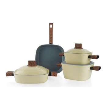 SCHAFER CHALLENGER SERAMİK 7 PARÇA TENCERE SETİ KRM01