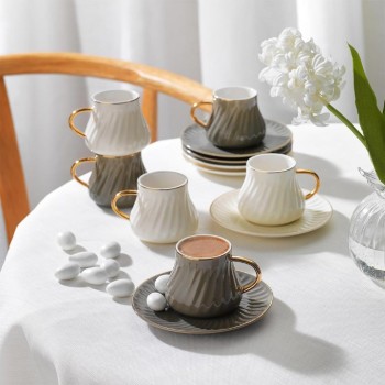 SCHAFER GLOSSY 6 KİŞİLİK KAHVE FİNCAN SETİ ASORTİ03