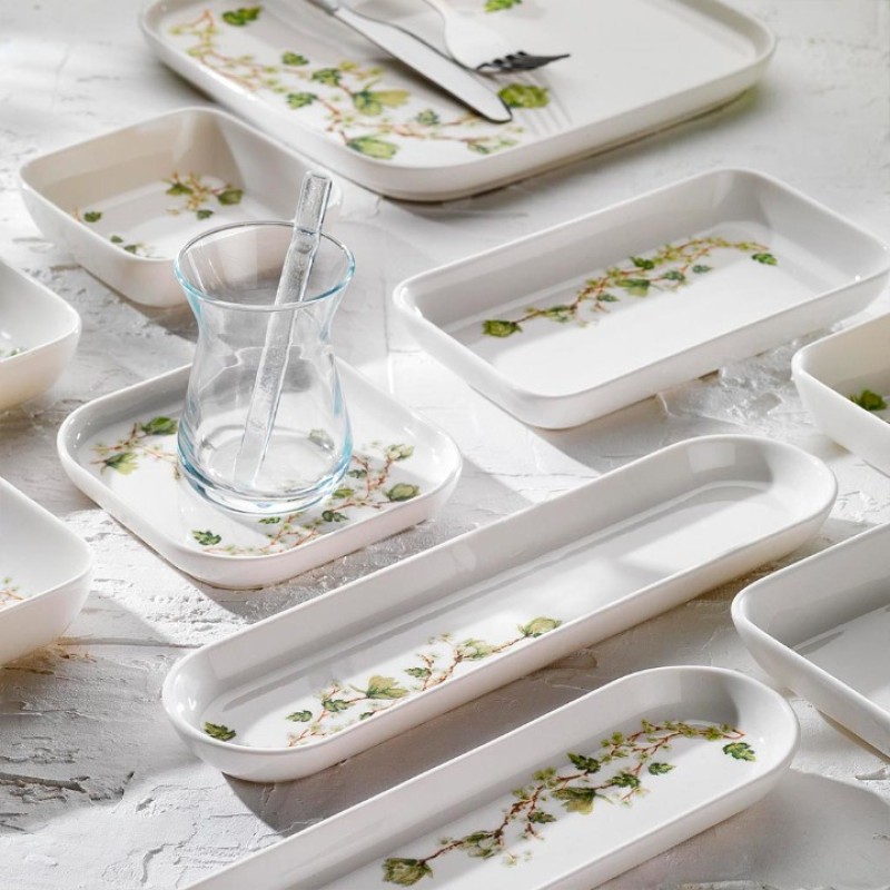 Elden Taksitle SCHAFER LUCA KAHVALTI TAKIMI 32 PARÇA YEŞİL