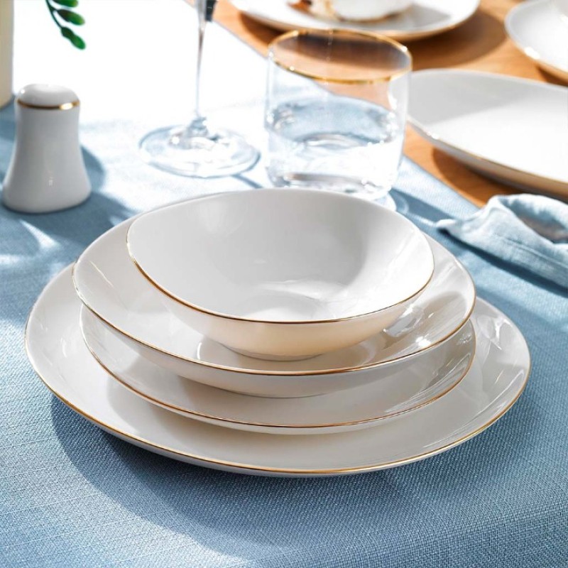 Elden Taksitle SCHAFER ELLA YEMEK TAKIMI 56 PARÇA - ALTIN