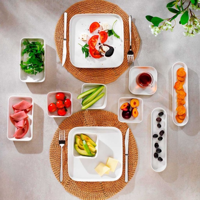 Elden Taksitle SCHAFER LUCA KAHVALTI TAKIMI 32 PARÇA KREM