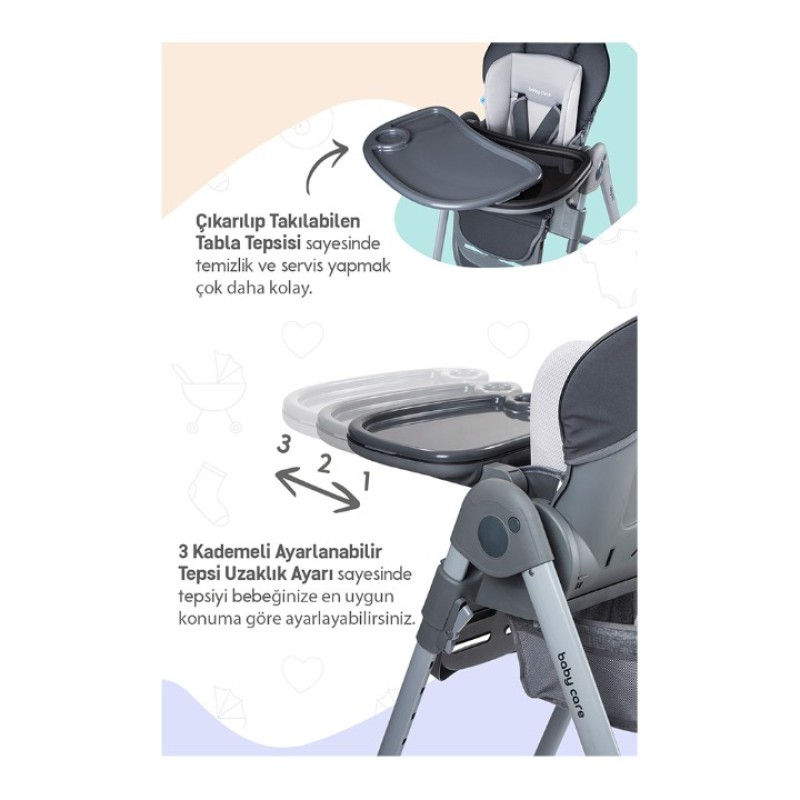 BABY CARE FLEX 511 MAMA SANDALYESİ
