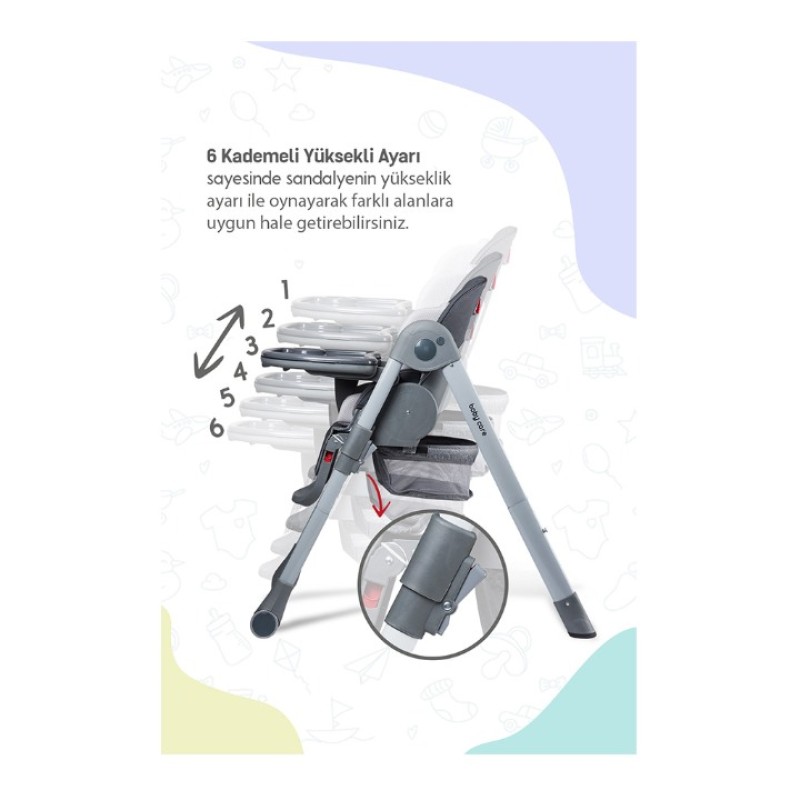 BABY CARE FLEX 511 MAMA SANDALYESİ
