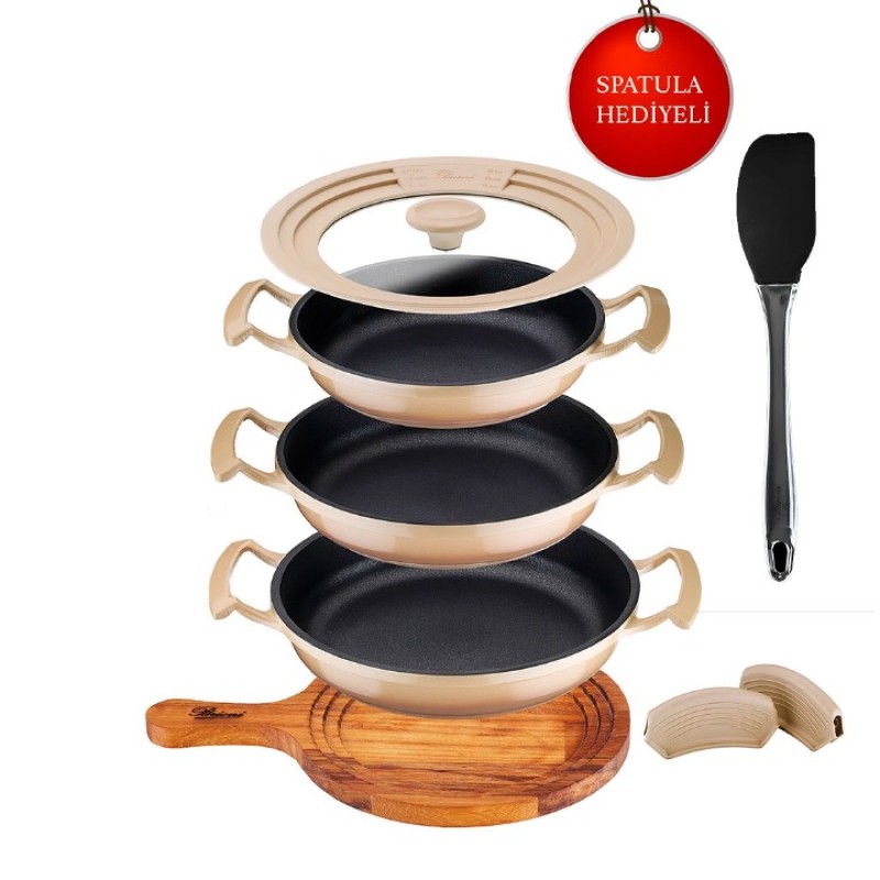 Elden Taksitle BRIONI TRY COOK 7 PARÇA SAHAN SETİ KREM