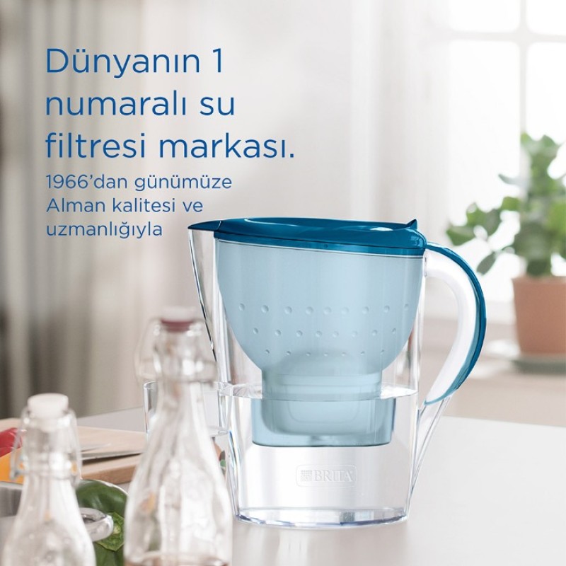 Elden Taksitle BRITA MARELLA XL PRO 3,5 LT MAVİ SÜRAHİ 30237