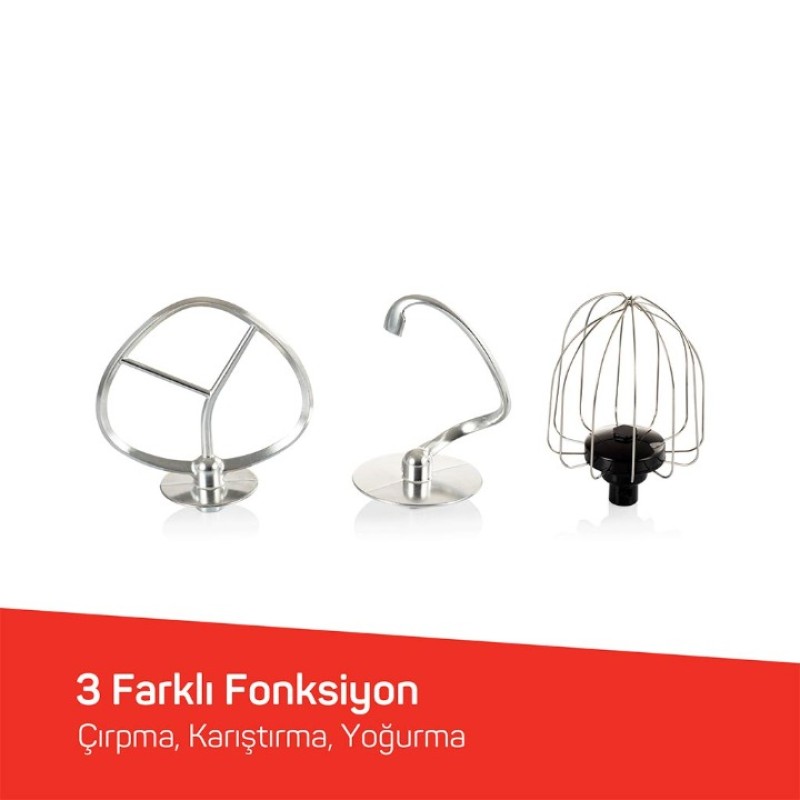 Elden Taksitle ARZUM CRUST MIX PRO STAND MİKSER AR 1186-01