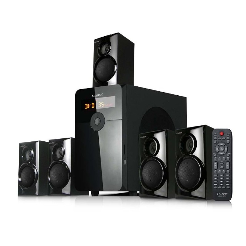 Elden Taksitle LEADER EV SİNEMA SES SİSTEMİ H-5805 5+1