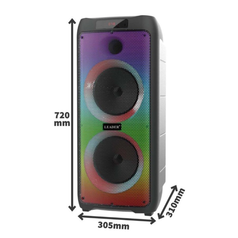 Elden Taksitle LEADER TAŞINABİLİR SES SİSTEMİ LP-8100