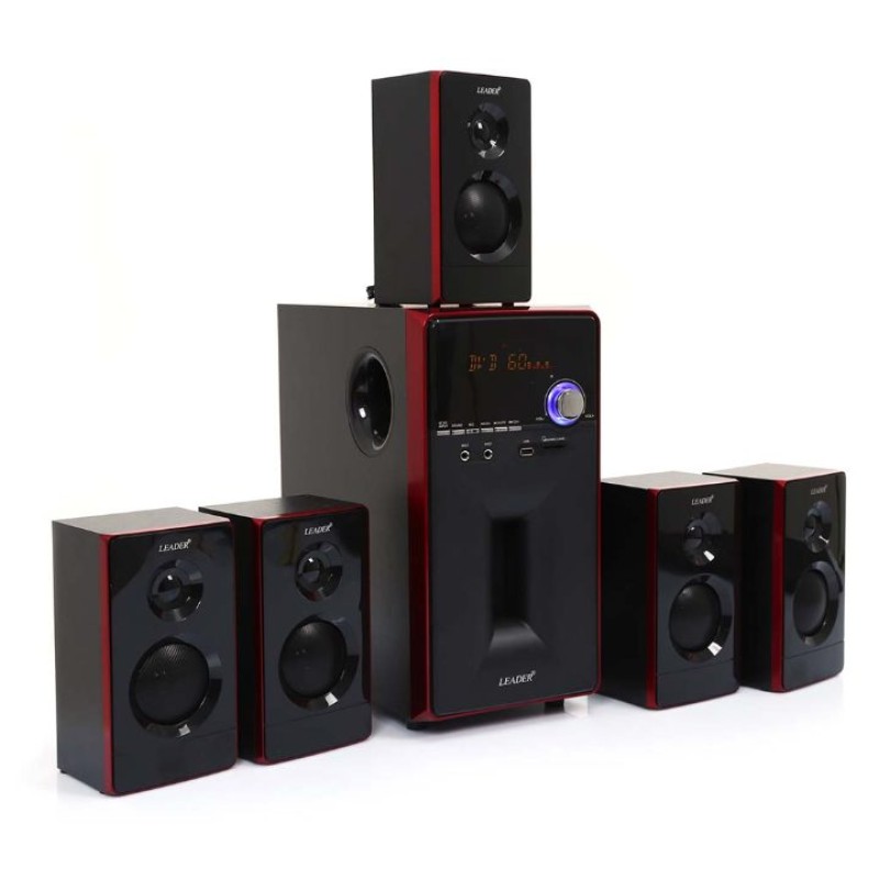 Elden Taksitle LEADER EV SİNEMA SES SİSTEMİ 5+1H-6806