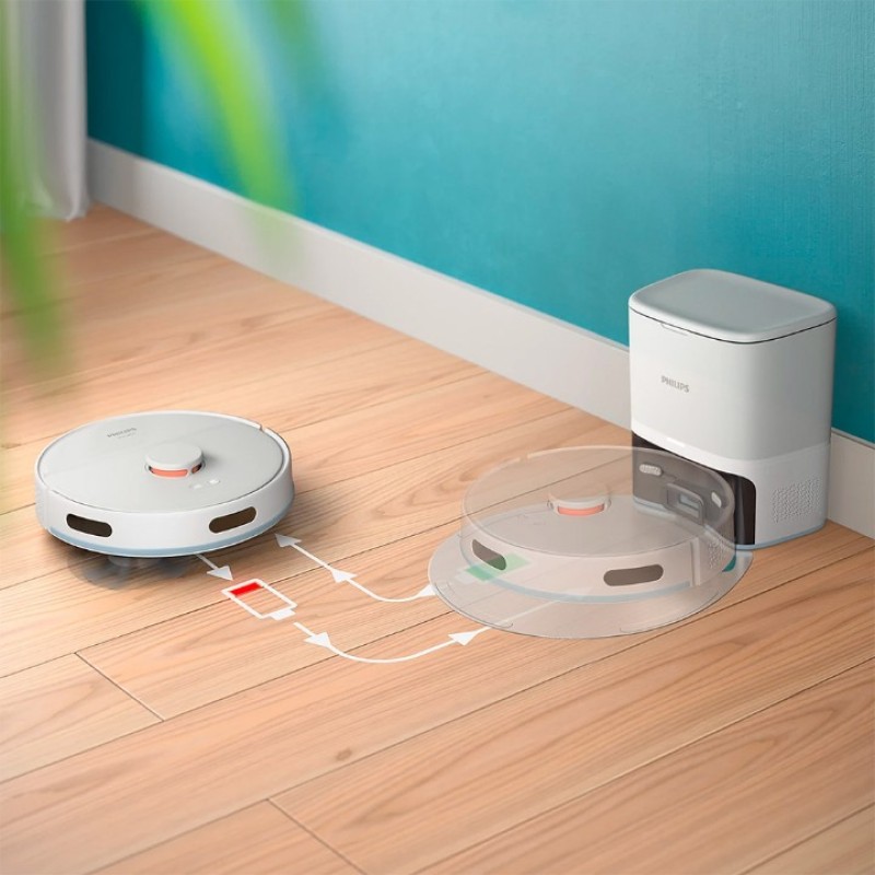 PHILIPS ISLAK VE KURU ROBOT SÜPÜRGE XU2100 25