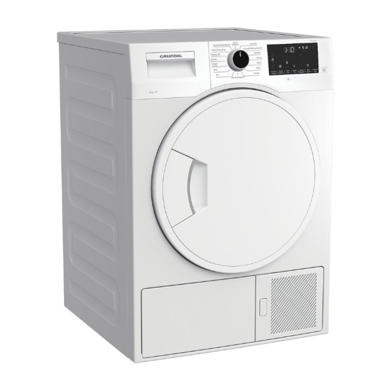 GRUNDIG 9 KG KURUTMA MAKİNESİ GDH 92 PCW