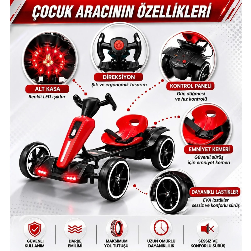 ALİŞ GO KART ÇOCUK AKÜLLÜ ARABA