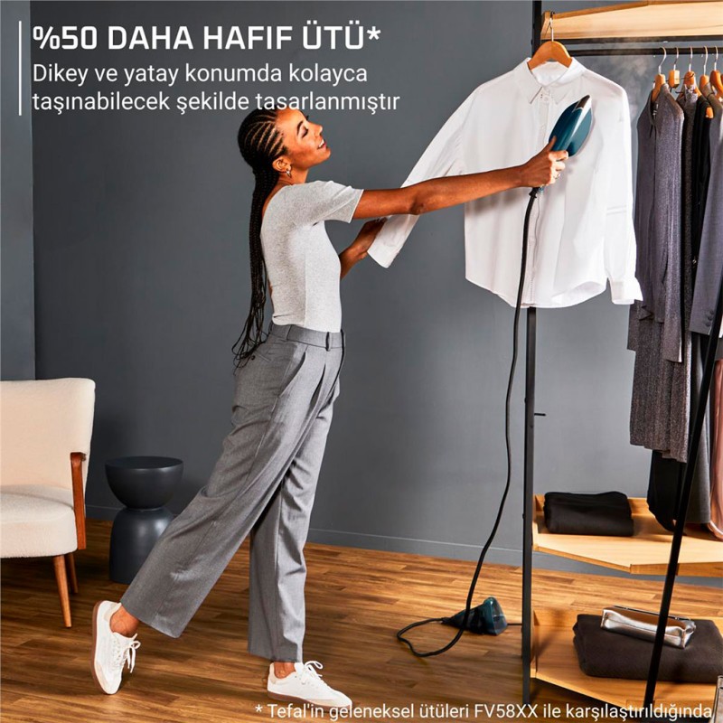 TEFAL DUO POWER 2IN1 BUHARLI ÜTÜ VE DÜZLEŞTİRİCİ