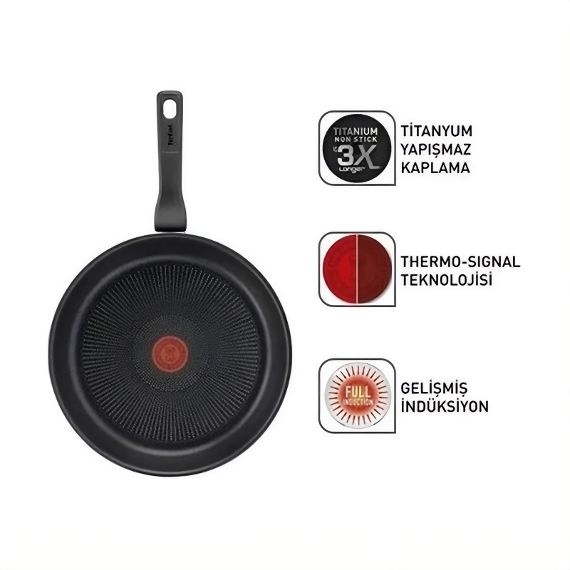 TEFAL TIT 3X TITANIUM FORCE TAVA 28 CM