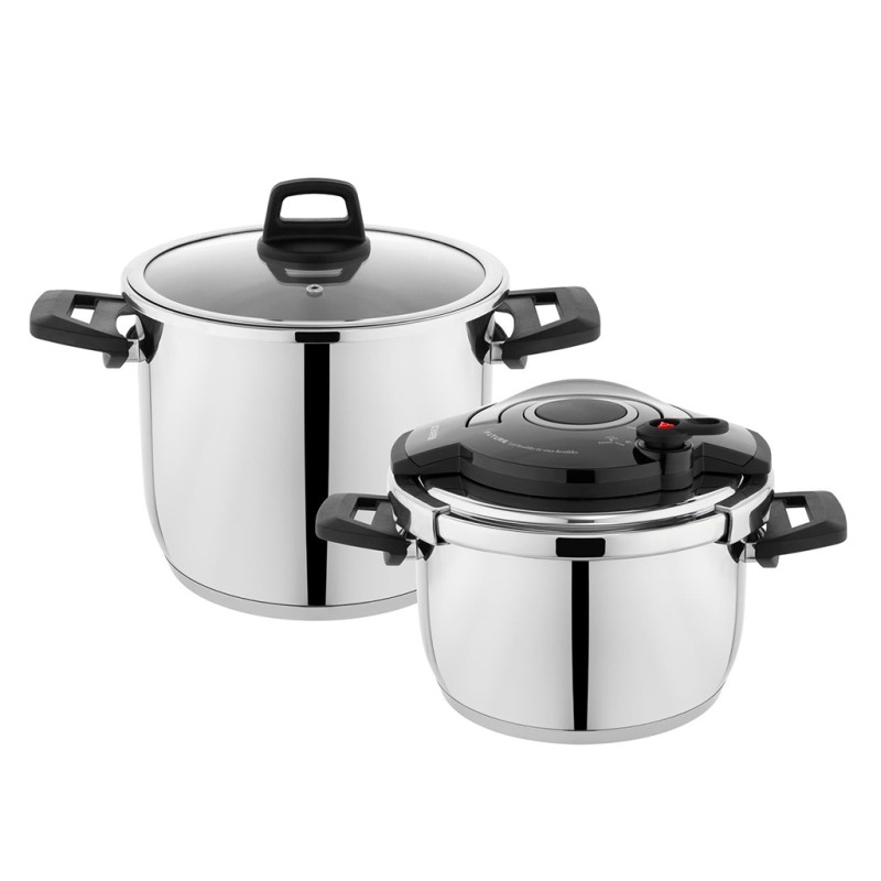 SCHAFER OPTIMA DÜDÜKLÜ TENCERE SETİ 4+6 L