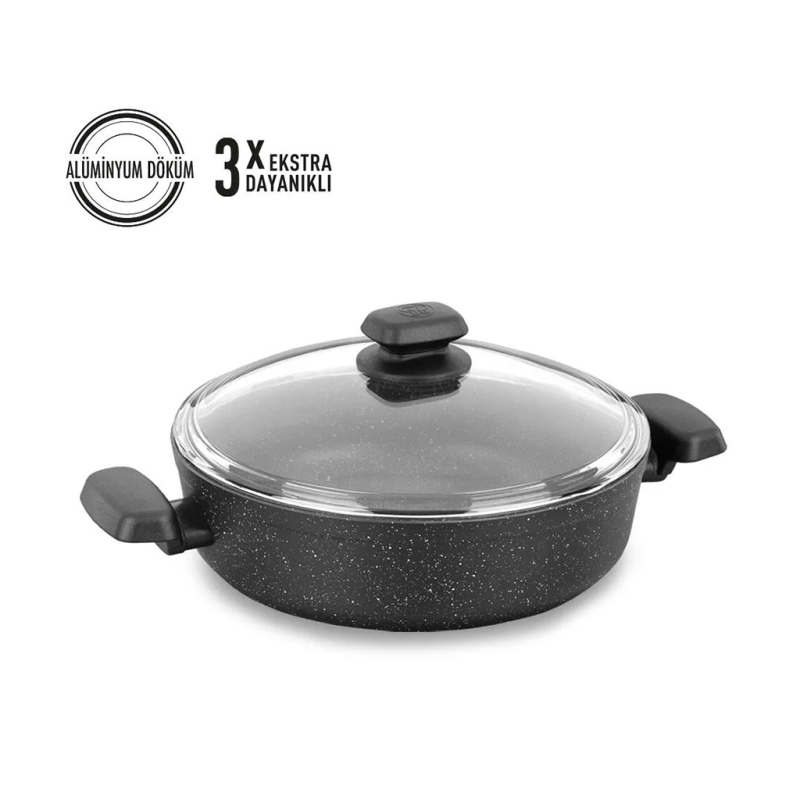 KORKMAZ ORNELLA SIĞ TENCERE A1843 24 CM