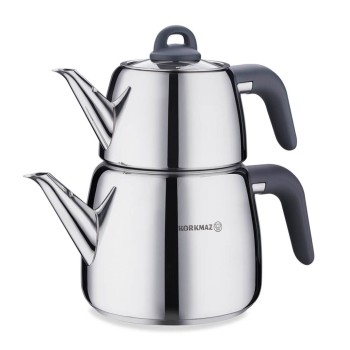 KORKMAZ BELLA FÜME ÇAYDANLIK TAKIMI A045-03