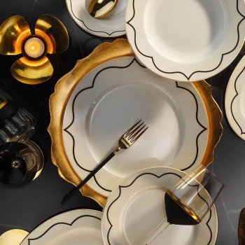 KÜTAHYA BONE KALIPSO 62 PARÇA YEMEK TAKIMI BNKL62YT43011699