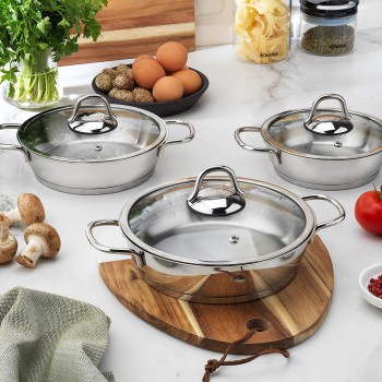 SCHAFER EVA 6 PARÇA ÇELİK SAHAN SETİ