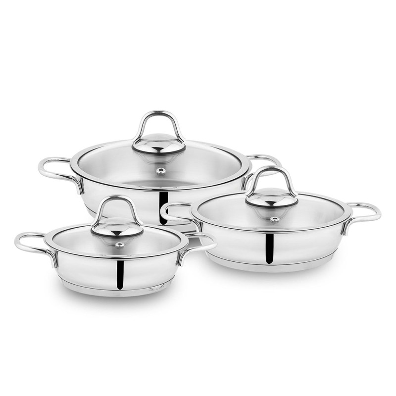 SCHAFER EVA 6 PARÇA ÇELİK SAHAN SETİ