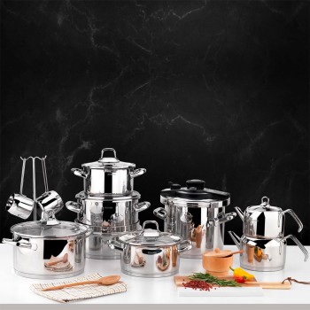 SCHAFER JEWEL 18 PARÇA ÇELİK ÇEYİZ SETİ