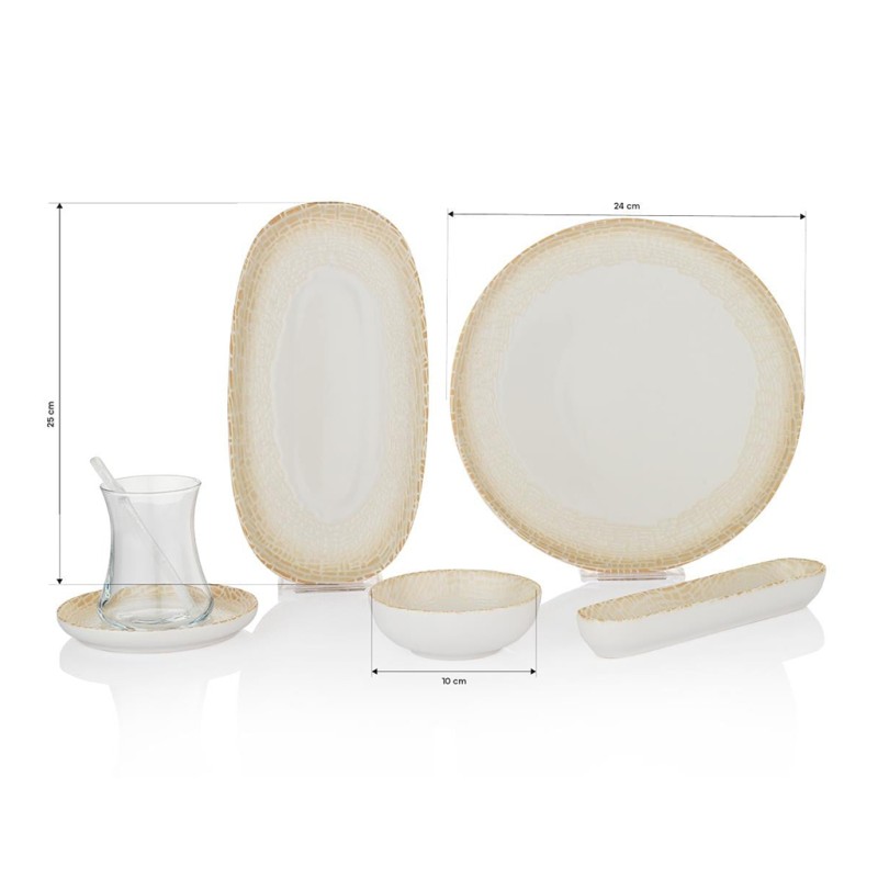 SCHAFER LORA 32 PARÇA KAHVALTI TAKIMI