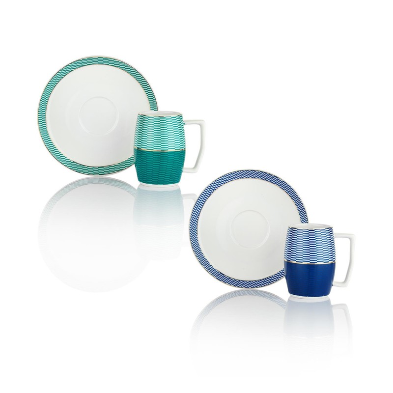 SCHAFER FLOTT 6 LI KAHVE FİNCAN TAKIMI ASORTİ 02