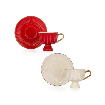 SCHAFER GLOSSY 2 KİŞİLİK KAHVE FİNCAN SETİ ASORTİ06