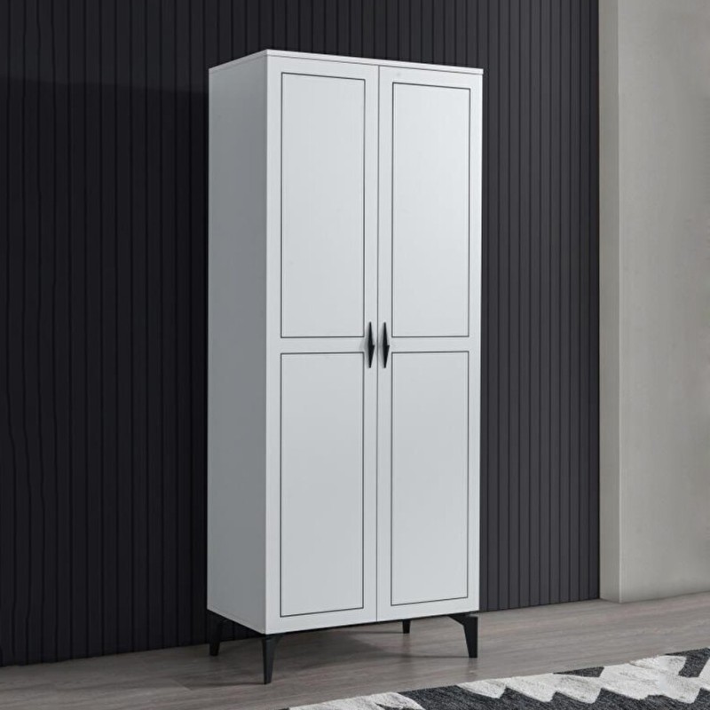 EVART ÇİZGİ 2 KAPAKLI DOLAP E882