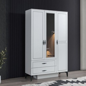 EVART ÇİZGİ 3 KAPAKLI DOLAP E883