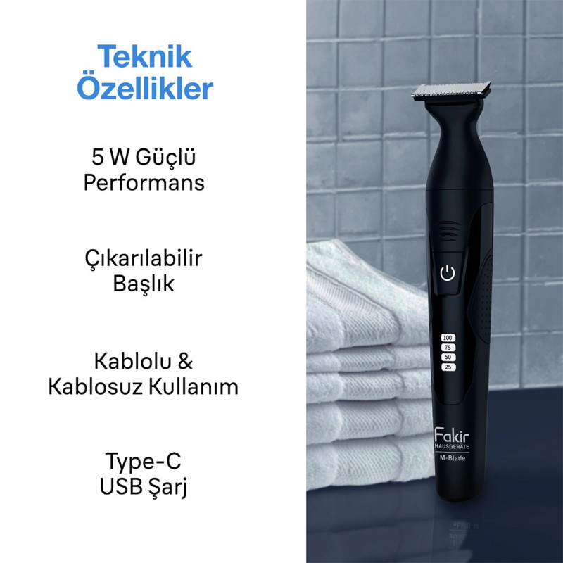 FAKIR M-BLADE TIRAŞ MAKİNESİ VE DÜZELTİCİ