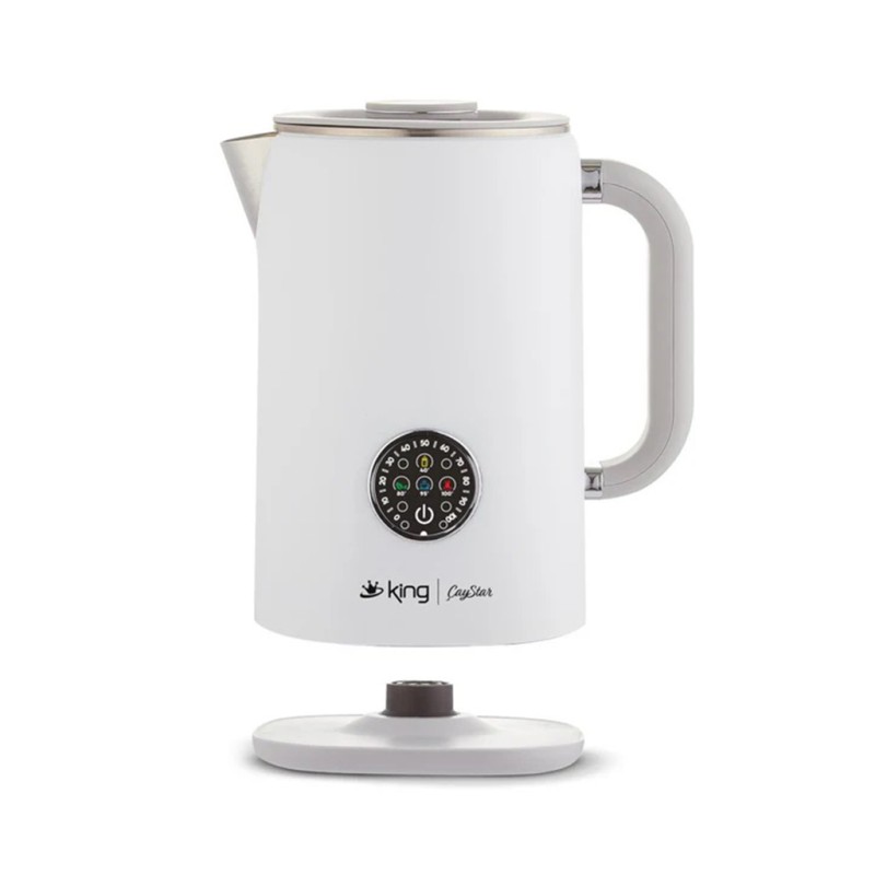 KING ÇAYSTAR DİJİTAL ÇAY MAKİNESİ BEYAZ KCM387