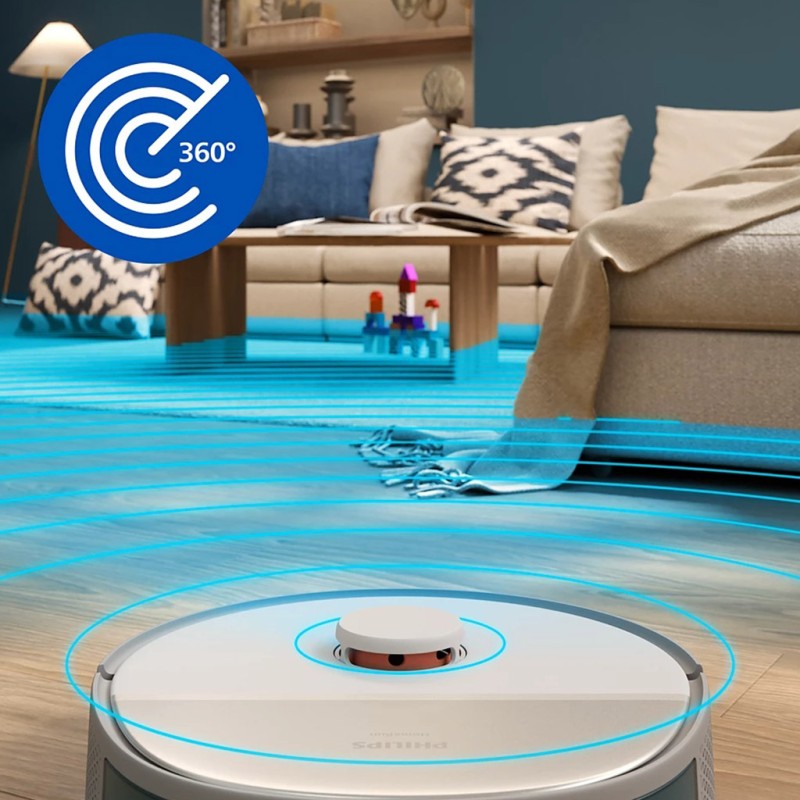 PHILIPS ISLAK VE KURU ROBOT SÜPÜRGE XU5000 10