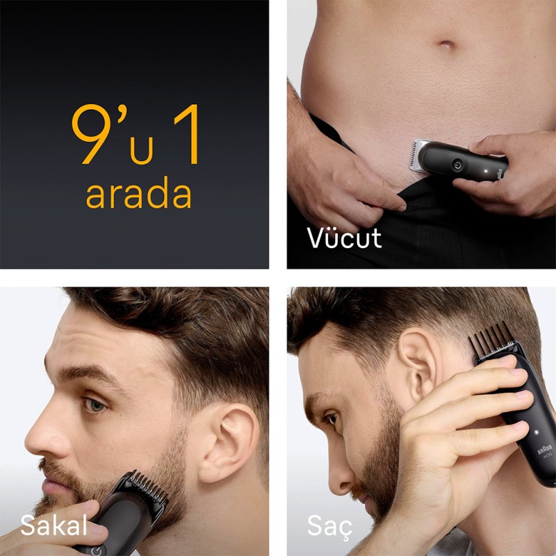 BRAUN 9U 1 ARADA ERKEK BAKIM KİTİ AIO5540