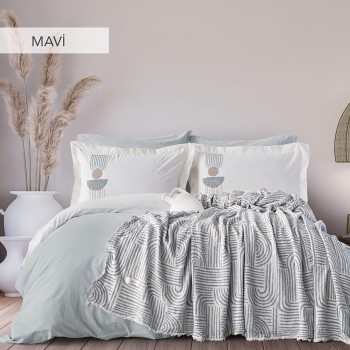 İYİ GECELER İSTANBUL BABİL PİKELİ ÇİFT KİŞİLİK NEVRESİM TAKIMI