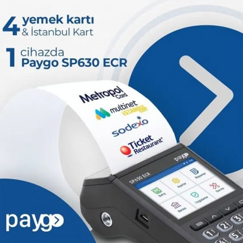 Elden Taksitle PAYGO ECR YAZARKASA POS SP630