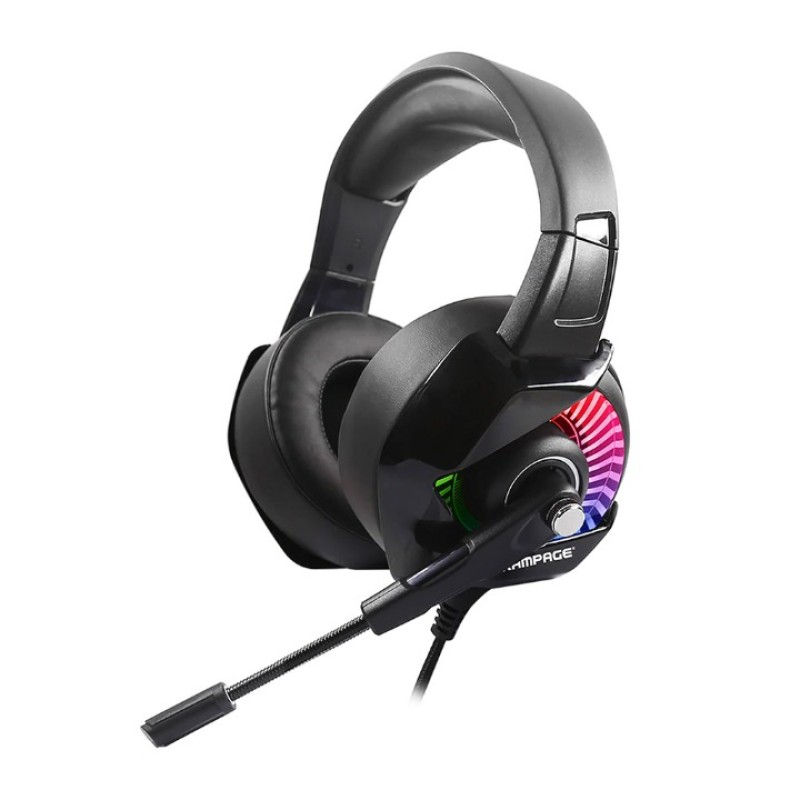 Elden Taksitle RAMPAGE TYPHOON 7.1 RGB LEDLİ OYUNCU MİKROFONLU KULAKLIK RM K66