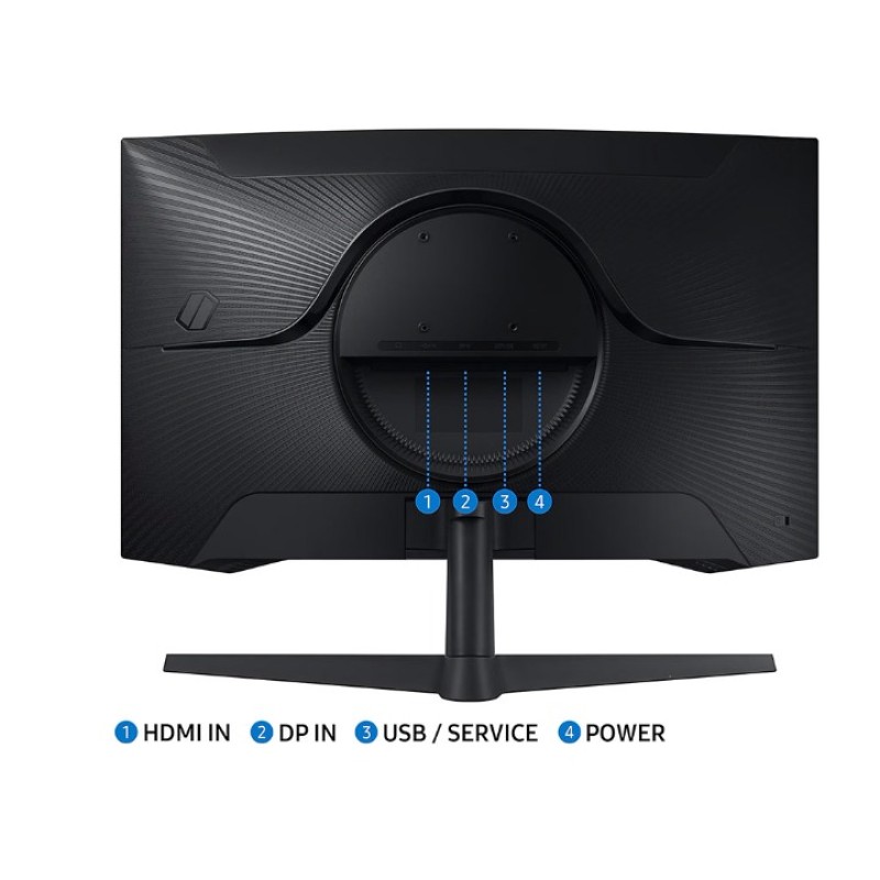 Elden Taksitle SAMSUNG  ODYSSEY 27 INC KAVİSLİ GAMING MONİTÖR LS27CG552EUXUF