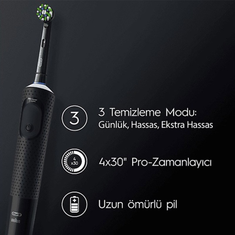 Elden Taksitle ORAL B D103 BL VITALITY PRO 1CT DİŞ FIRÇASI