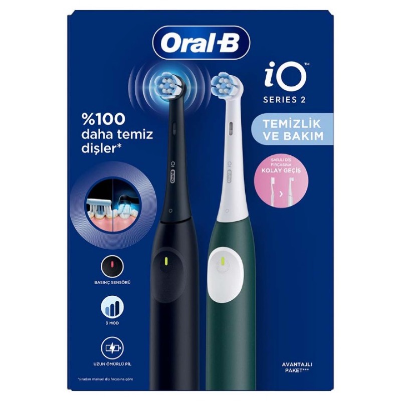 Elden Taksitle ORAL-B IO 2 2 Lİ SARJLI DİŞ FIRÇASI