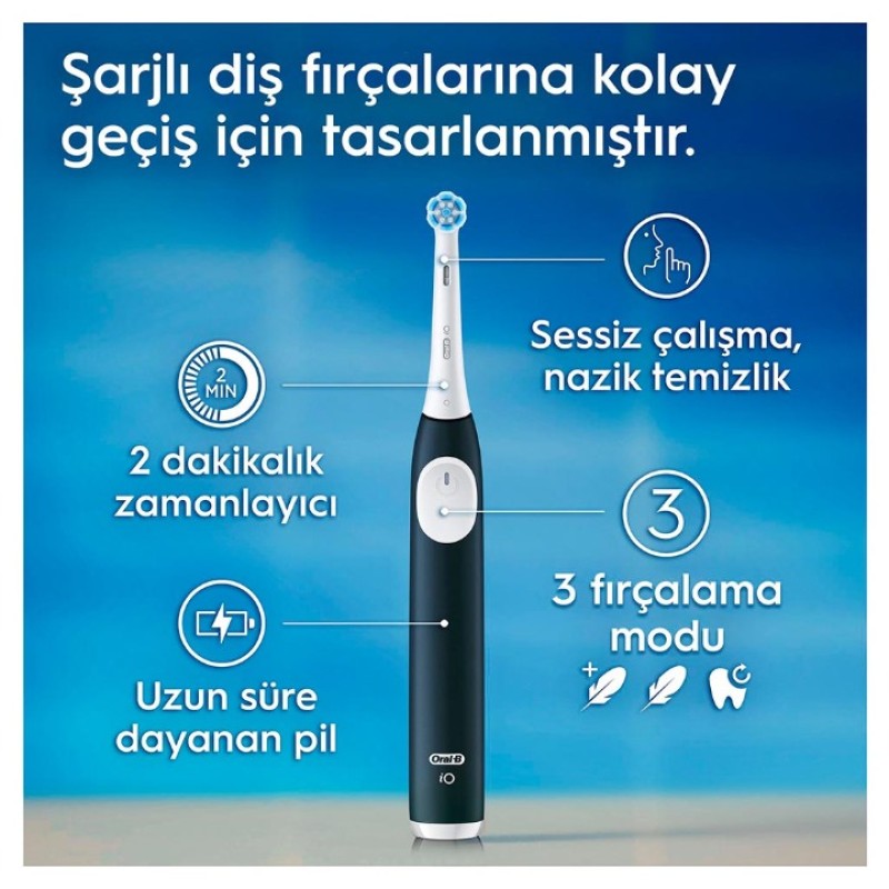 Elden Taksitle ORAL-B IO 2 SARJLI DİŞ FIRÇASI VE SEYAHAT KABI