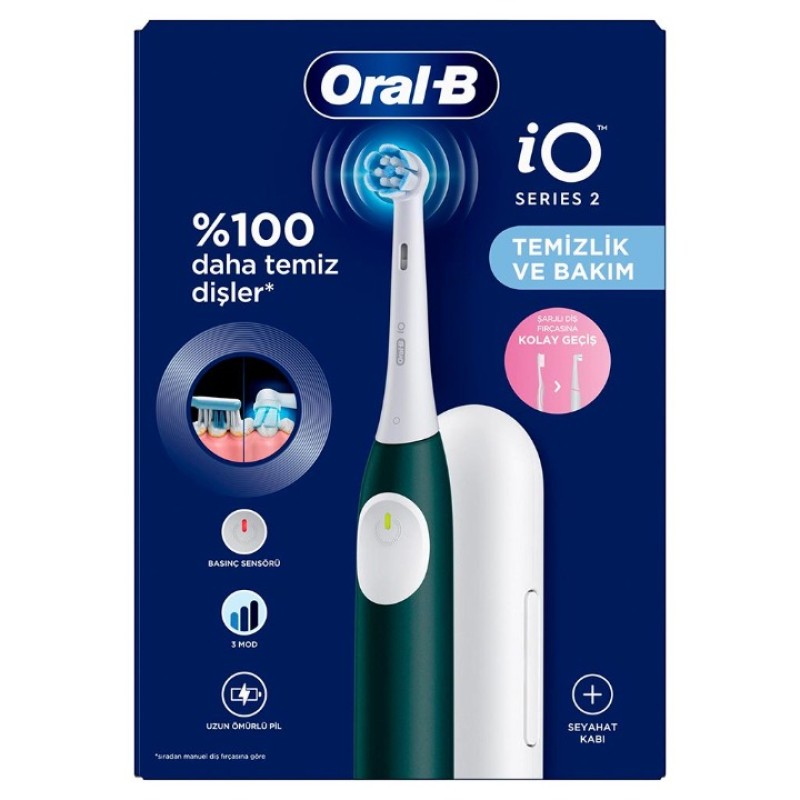 Elden Taksitle ORAL-B IO 2 SARJLI DİŞ FIRÇASI VE SEYAHAT KABI