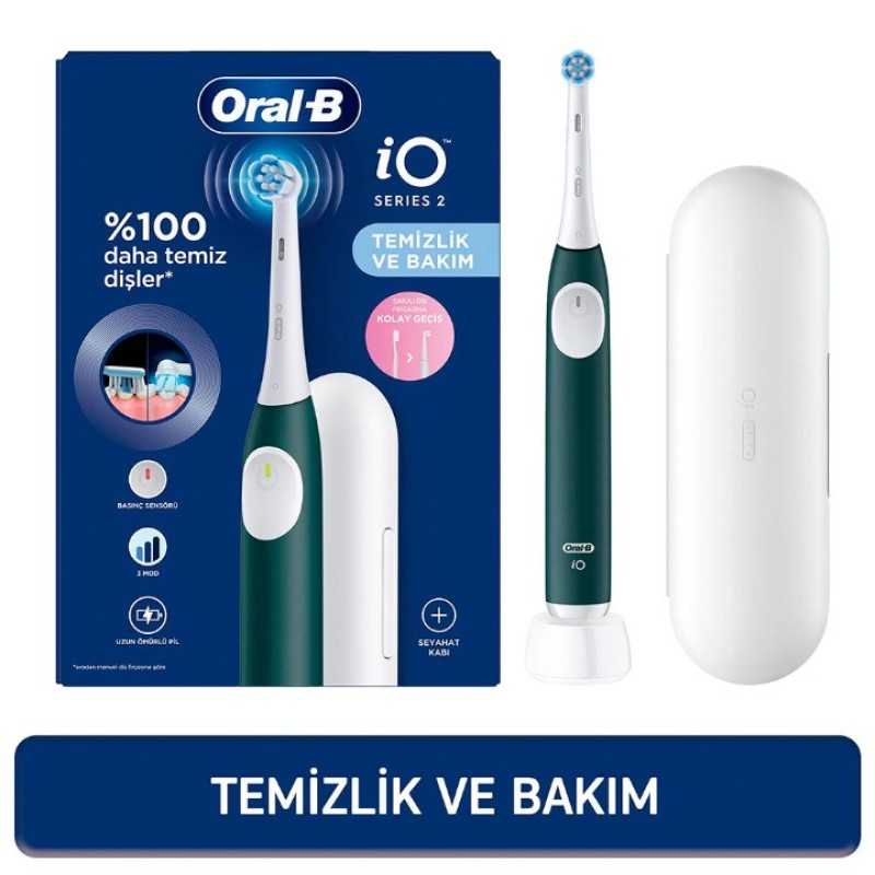 Elden Taksitle ORAL-B IO 2 SARJLI DİŞ FIRÇASI VE SEYAHAT KABI