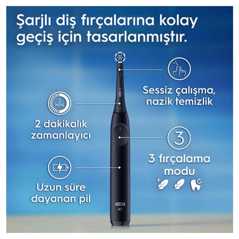 Elden Taksitle ORAL-B IO 2 SARJLI DİŞ FIRÇASI VE SEYAHAT KABI