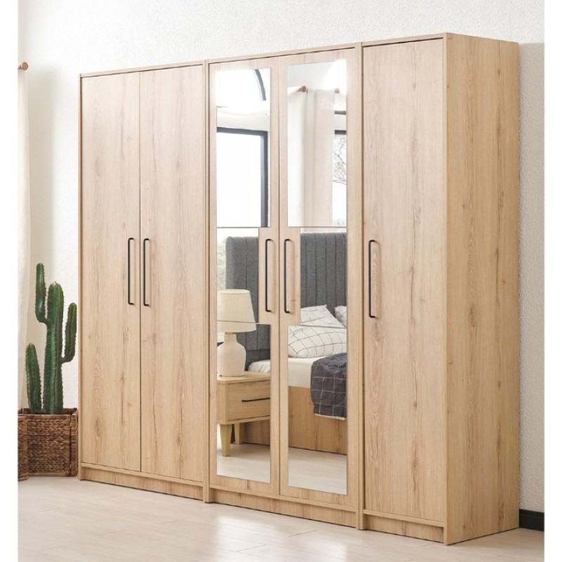 Elden Taksitle SCARLET 5 KAPAKLI AYNALI DOLAP