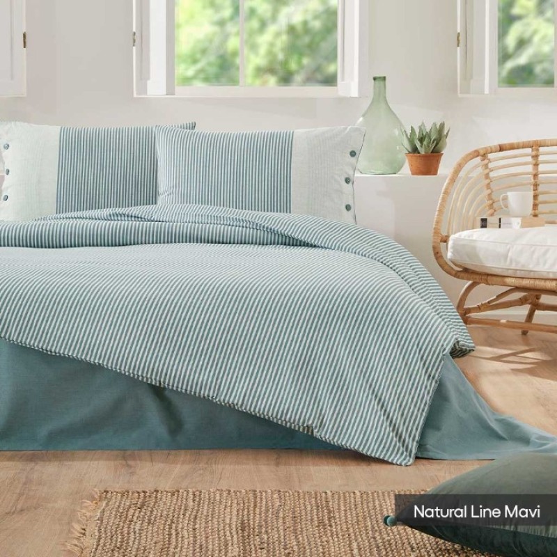 ÖZDİLEK RANFORCE TEK KİŞİLİK NEVRESİM TAKIMI