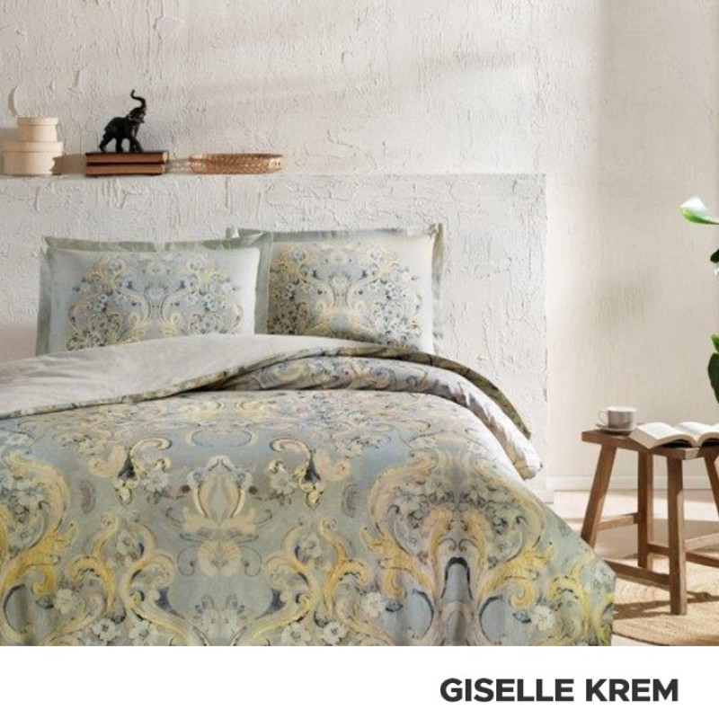 Elden Taksitle TAÇ SATEN  ÇİFT KİŞİLİK NEVRESİM TAKIMI 3254